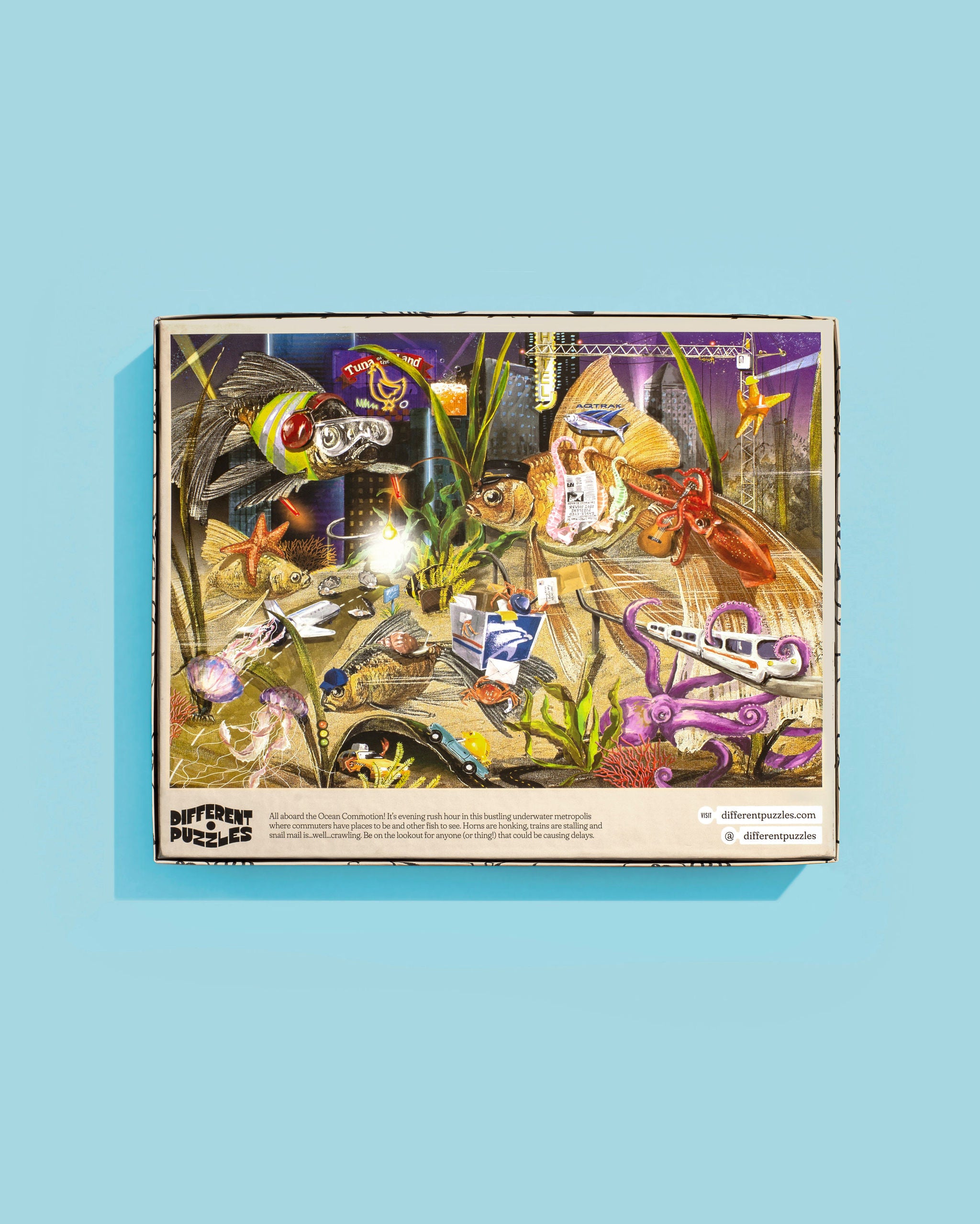 Ocean Commotion – 1,000 pieces – Different Puzzles
