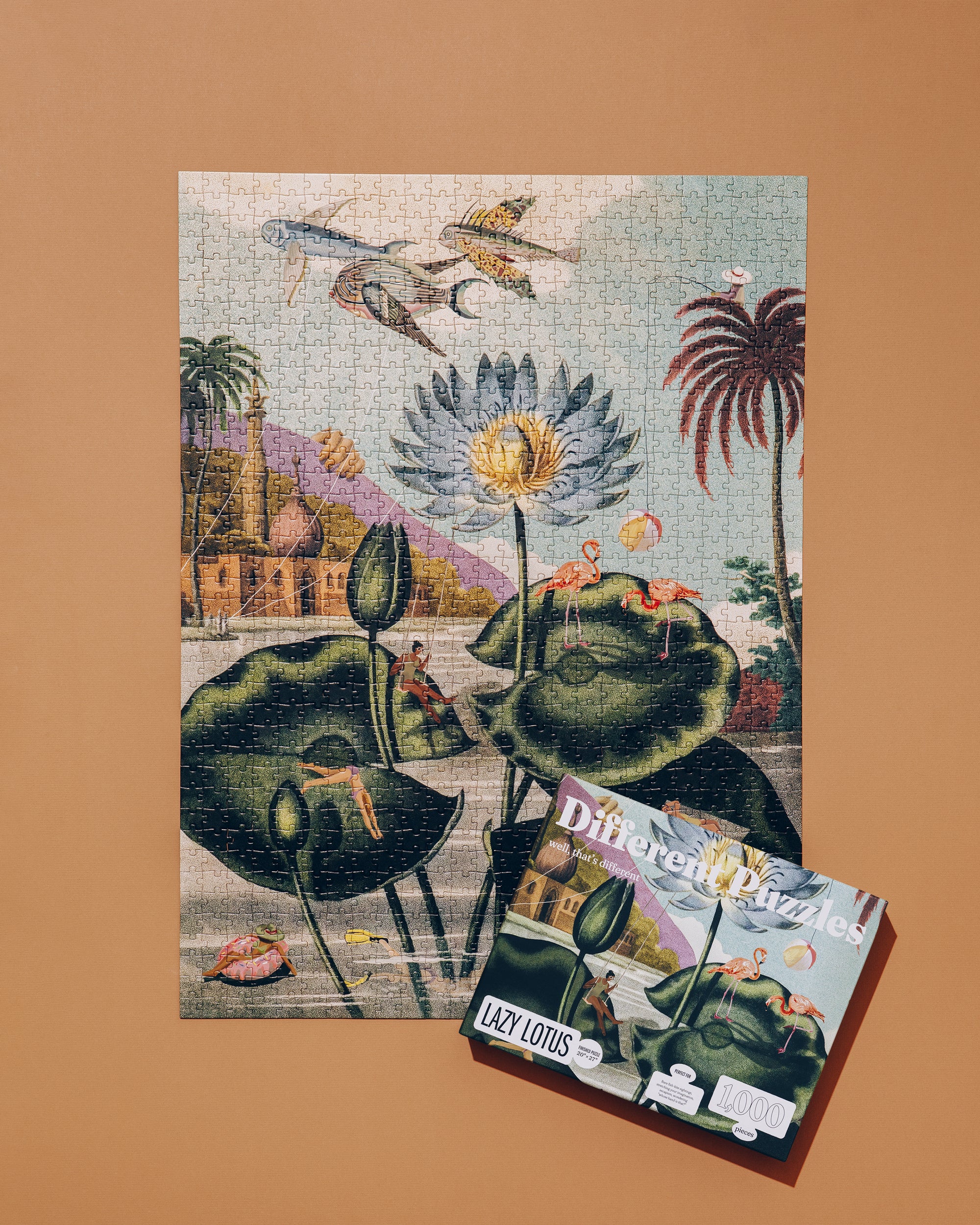 Lazy Lotus – 1,000 pieces – Different Puzzles