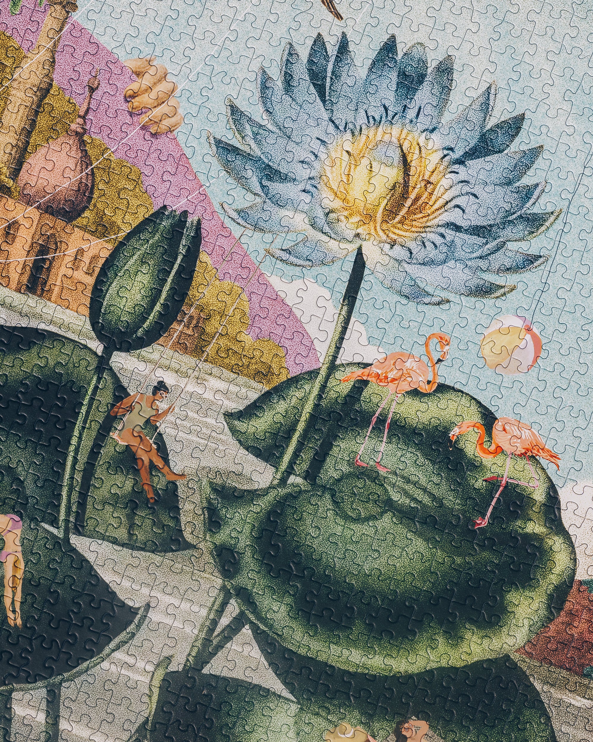 トップス Lotus Lazy Lotus – 1,000 pieces – Different Puzzles